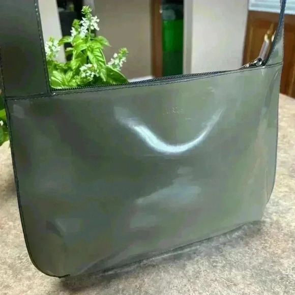 Furla Taupe Patent Leather Shoulder Bag‎ - Picture 5 of 11